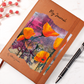 Dancing Poppies Journal – Vegan Leather Notebook Featuring Artwork by Nathalie Sorensson