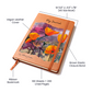 Dancing Poppies Journal – Vegan Leather Notebook Featuring Artwork by Nathalie Sorensson