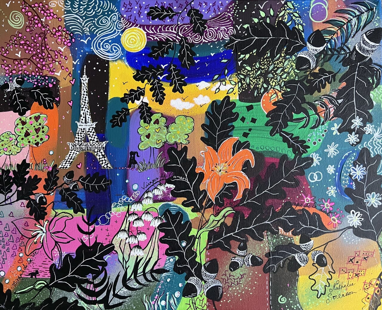 Mirages de l'Amour Original Painting Nathalie Sorensson 